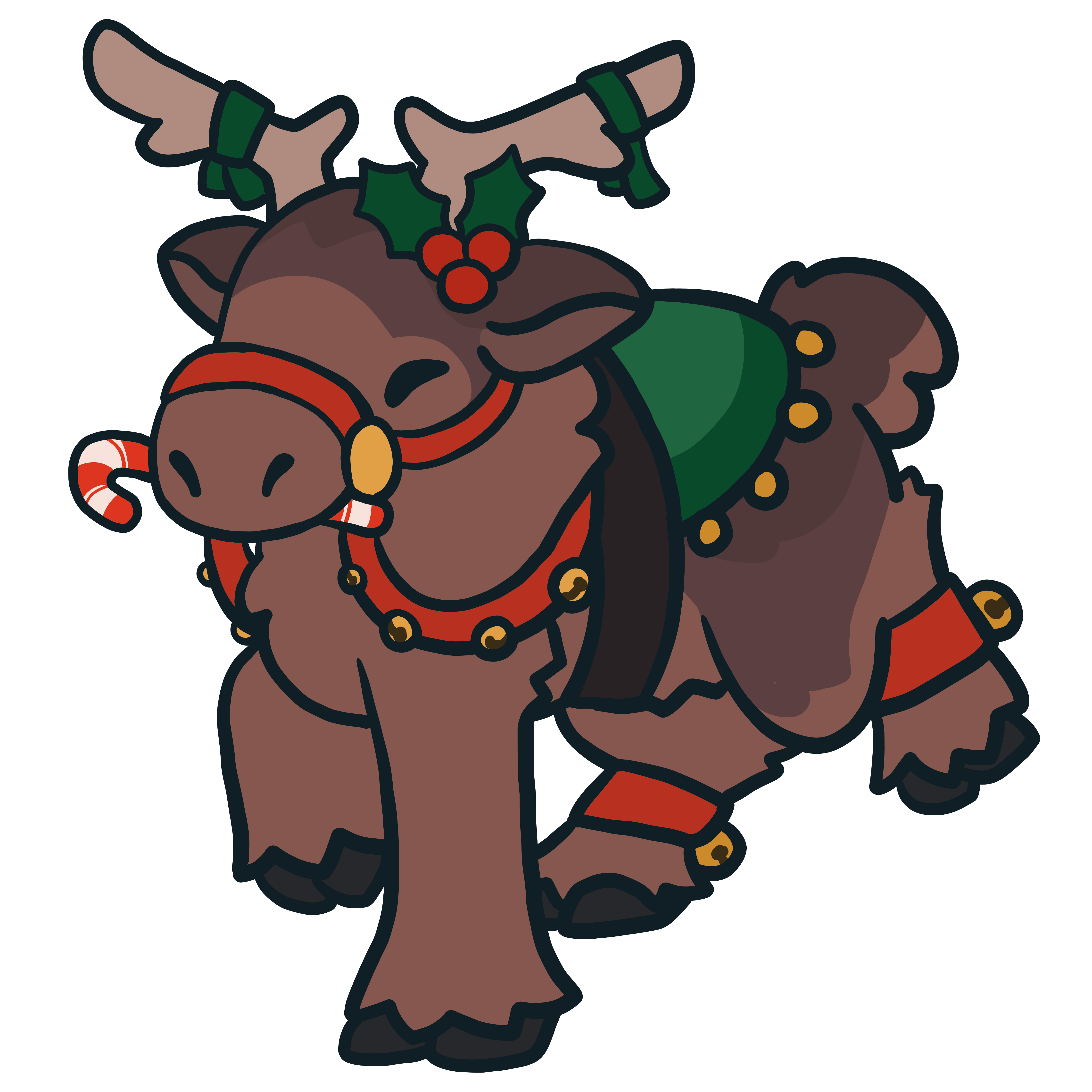 Colourful Reindeer